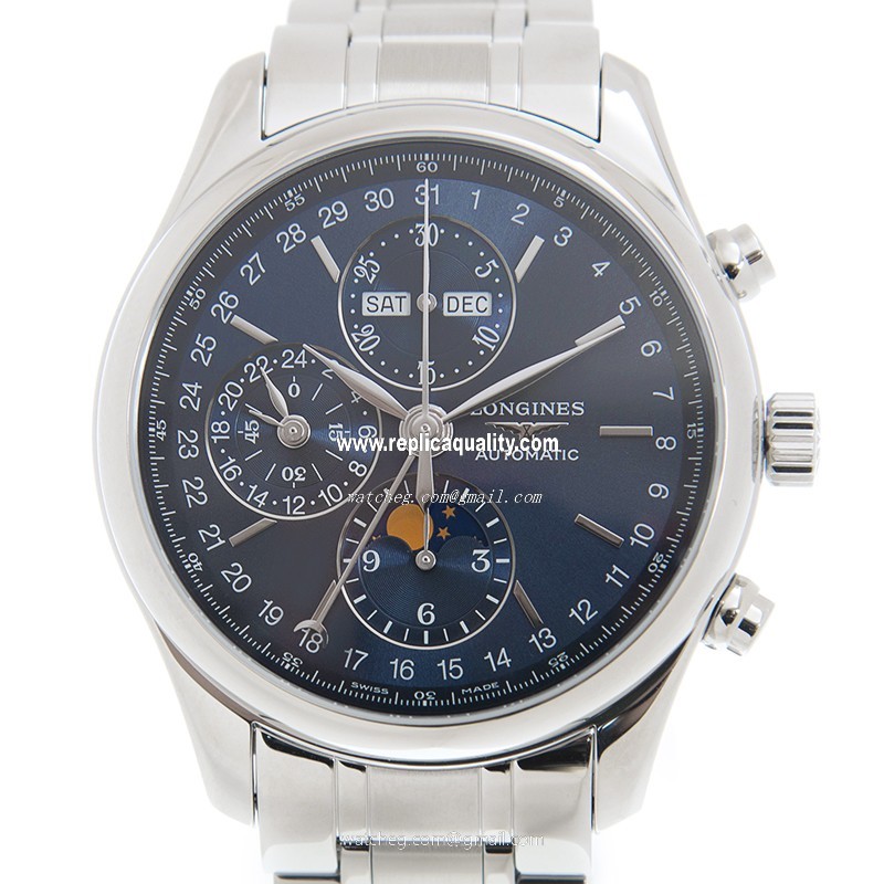 Longines MASTER L2.773.4.92.6 Automatic Stainless Steel Blue