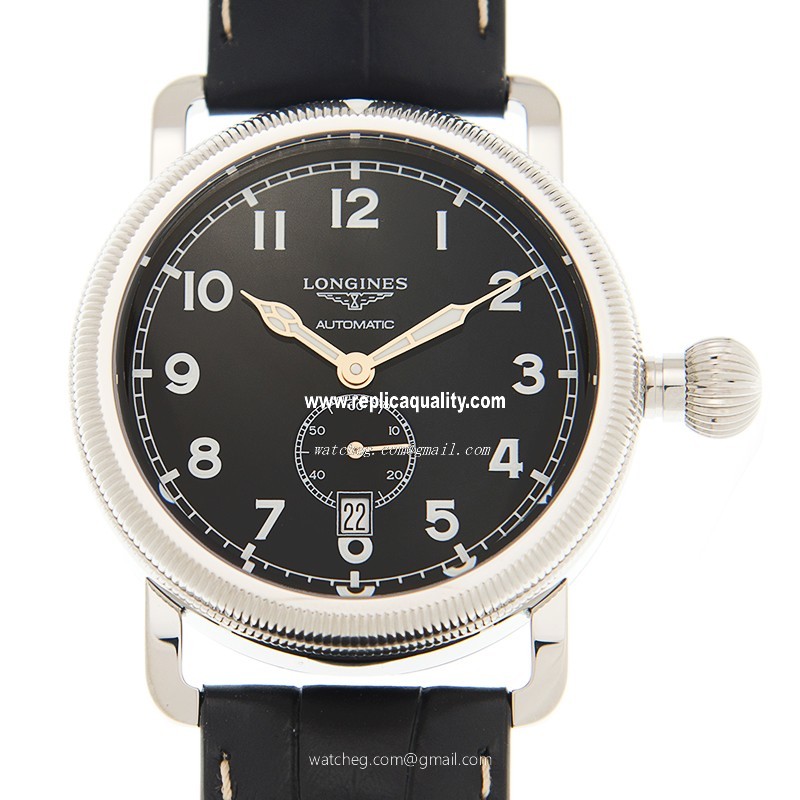 Longines HERITAGE L2.777.4.53.0 Automatic Stainless Steel Black