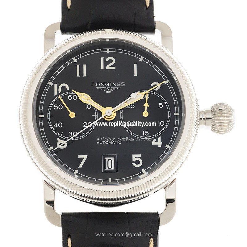 Longines HERITAGE L2.783.4.53.2 Automatic Stainless Steel Black
