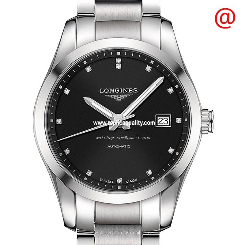 Longines CONQUEST CLASSIC L2.785.4.58.6 Automatic Stainless Steel Black