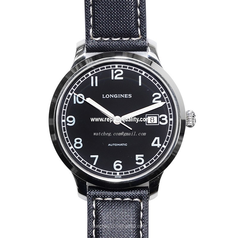 Longines HERITAGE L2.788.4.53.0 Automatic Stainless Steel Black