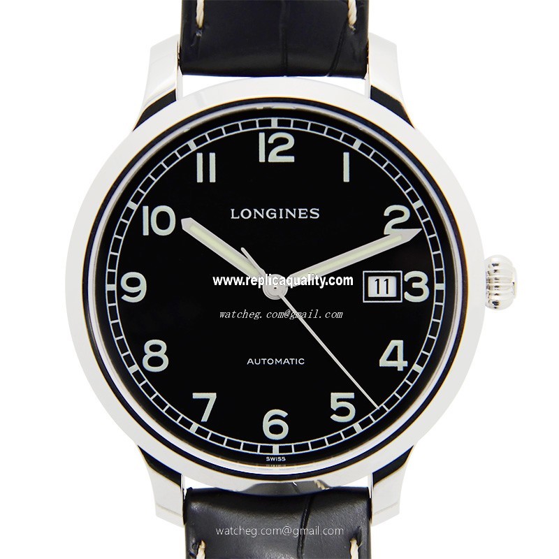 Longines HERITAGE L2.788.4.53.3 Automatic Stainless Steel Black