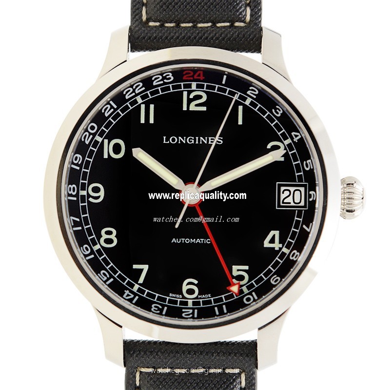 Longines HERITAGE L2.789.4.53.0 Automatic Stainless Steel Black