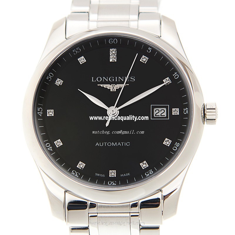 Longines MASTER L2.793.4.57.6 Automatic Stainless Steel Black
