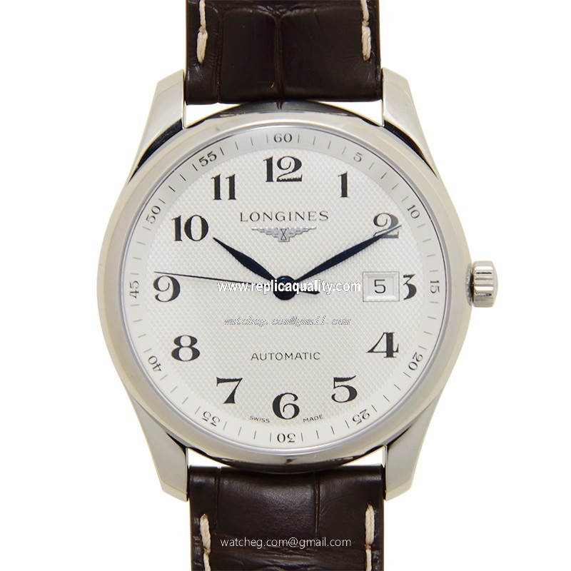 Longines MASTER L2.793.4.78.3 Automatic Stainless Steel Silvery & White