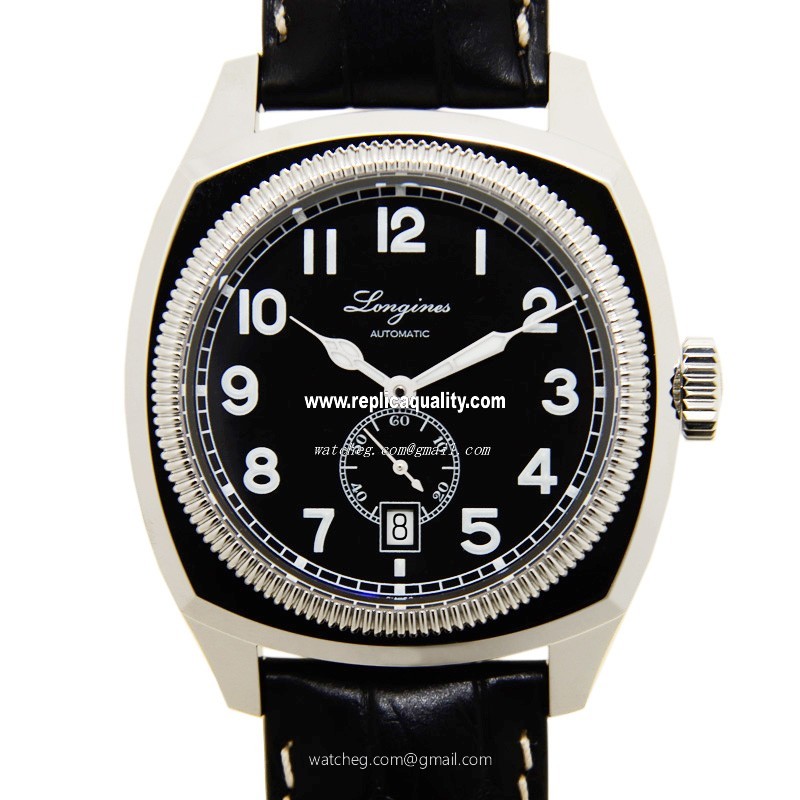 Longines HERITAGE L2.794.4.53.2 Automatic Stainless Steel Black