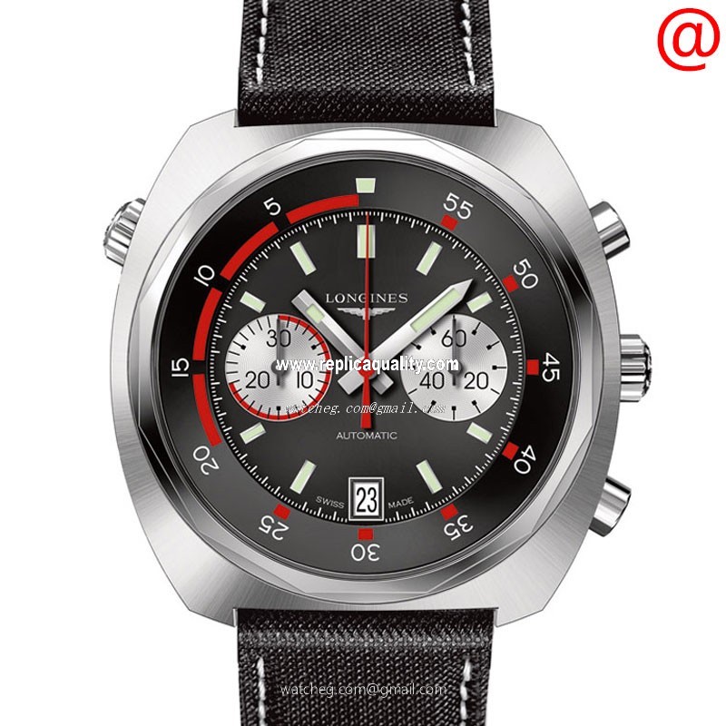Longines HERITAGE L2.796.4.52.0 Automatic Stainless Steel Black