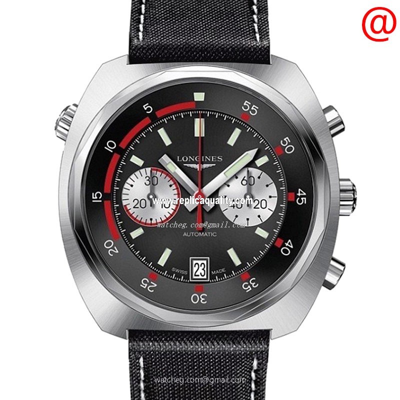 Longines HERITAGE L2.796.4.52.2 Automatic Stainless Steel Black