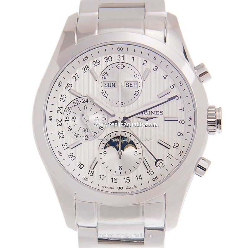Longines CONQUEST CLASSIC L2.798.4.72.6 Automatic Stainless Steel Silvery & White