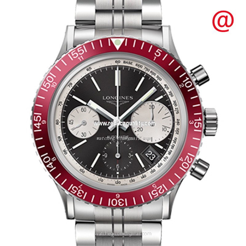 Longines HERITAGE L2.808.4.52.6 Automatic Stainless Steel Black