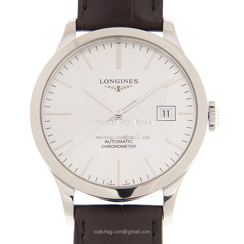 Longines RECORD L2.820.4.72.2 Automatic Stainless Steel White