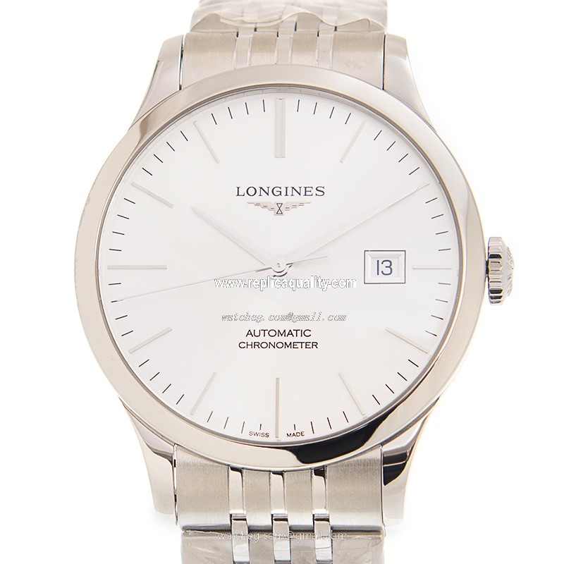 Longines RECORD L2.821.4.72.6 Automatic Stainless Steel White