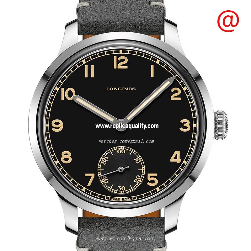 Longines HERITAGE CLASSIC L2.826.4.53.2 Manual Wind Stainless Steel Black