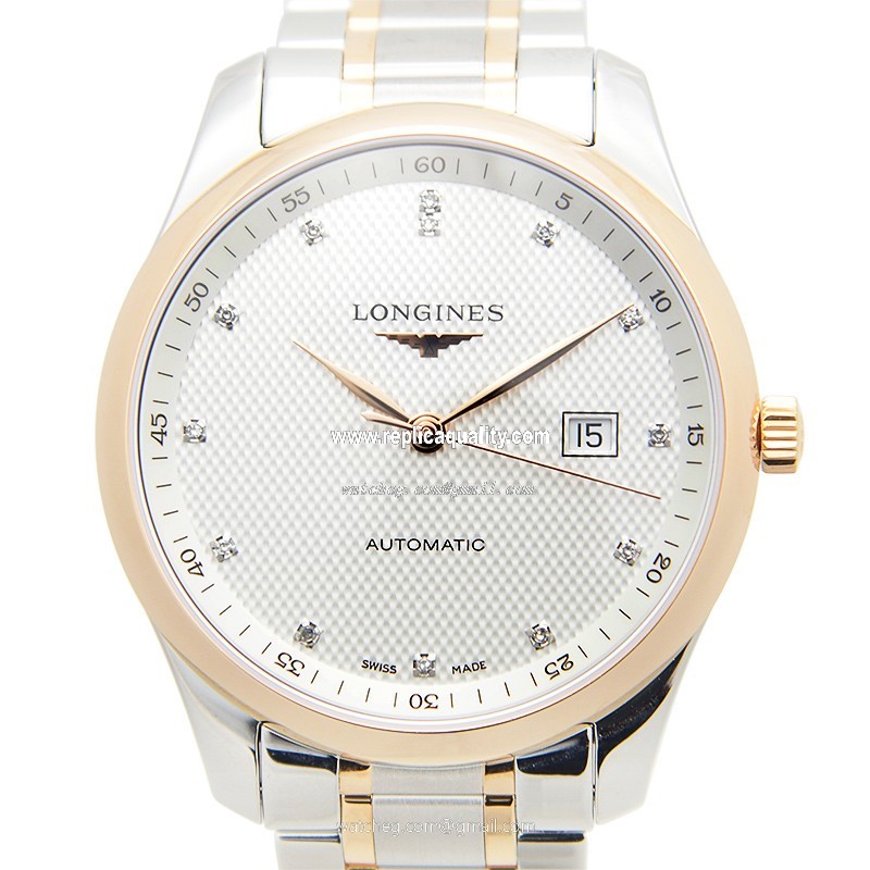 Longines MASTER L2.893.5.77.7 Automatic Gold-Plated & Stainless Steel Silver