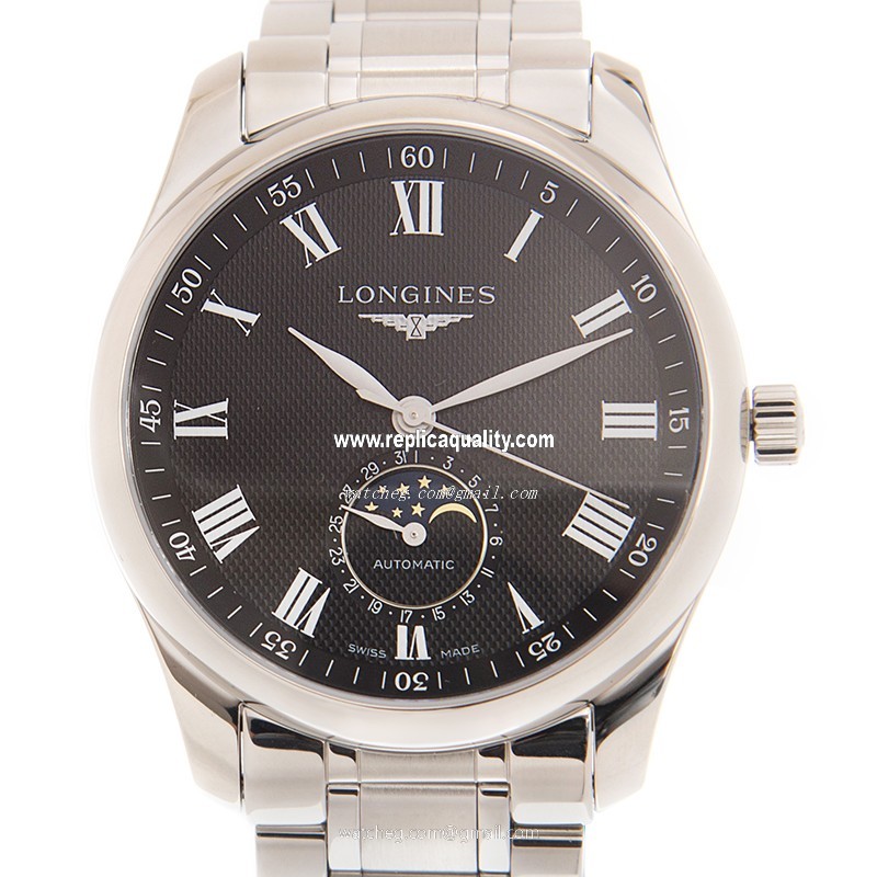 Longines MASTER L2.909.4.51.6 Automatic Stainless Steel Black