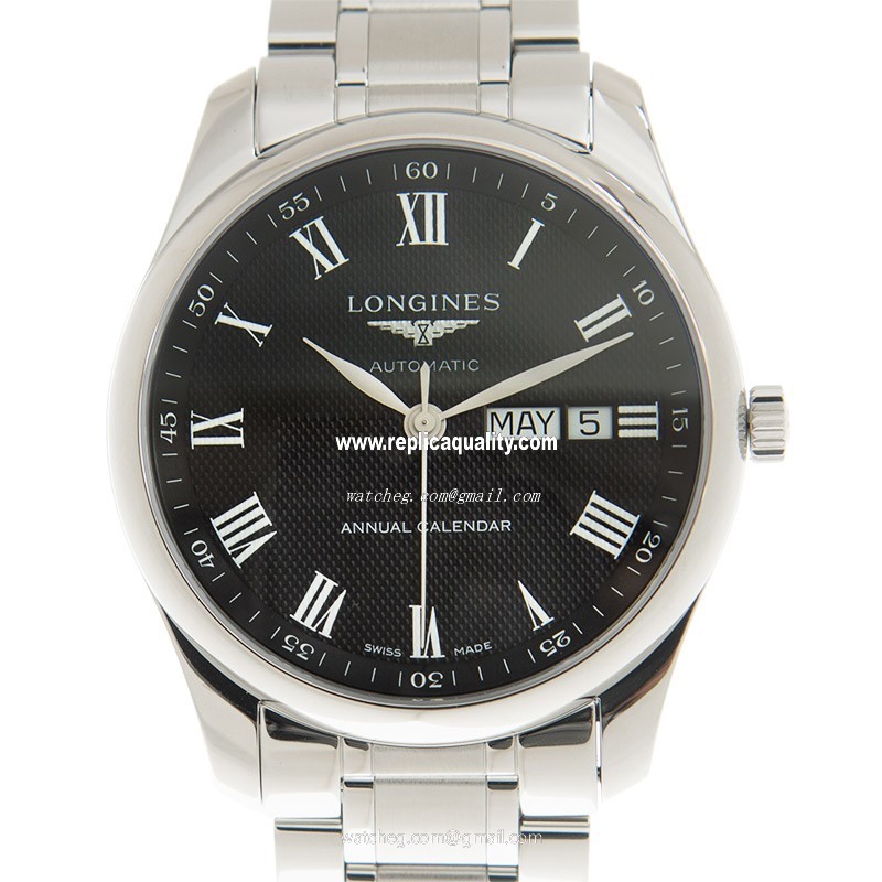 Longines MASTER L2.910.4.51.6 Automatic Stainless Steel Black