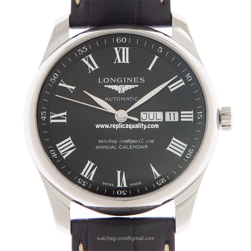 Longines MASTER L2.910.4.51.7 Automatic Stainless Steel Black