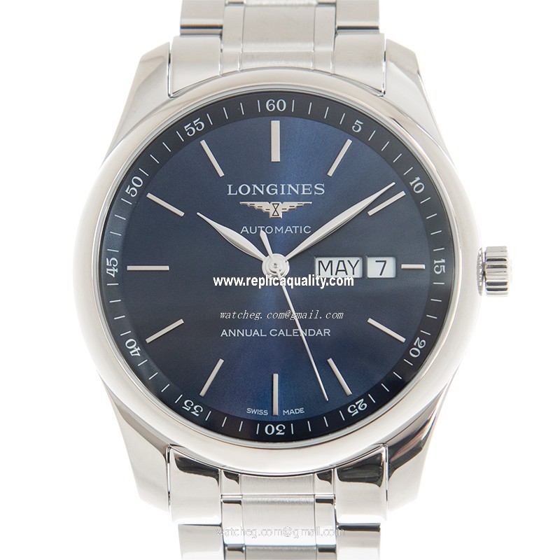 Longines MASTER L2.910.4.92.6 Automatic Stainless Steel Blue