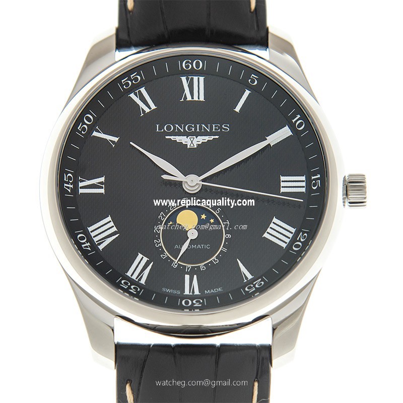 Longines MASTER L2.919.4.51.7 Automatic Stainless Steel Black