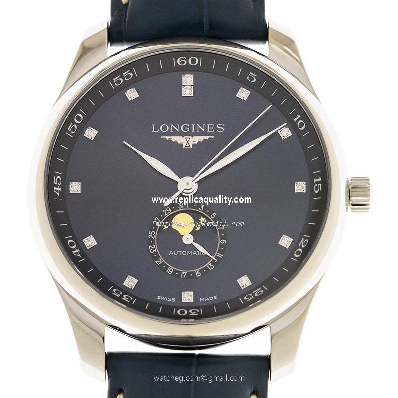 Longines MASTER L2.919.4.97.0 Automatic Stainless Steel Blue