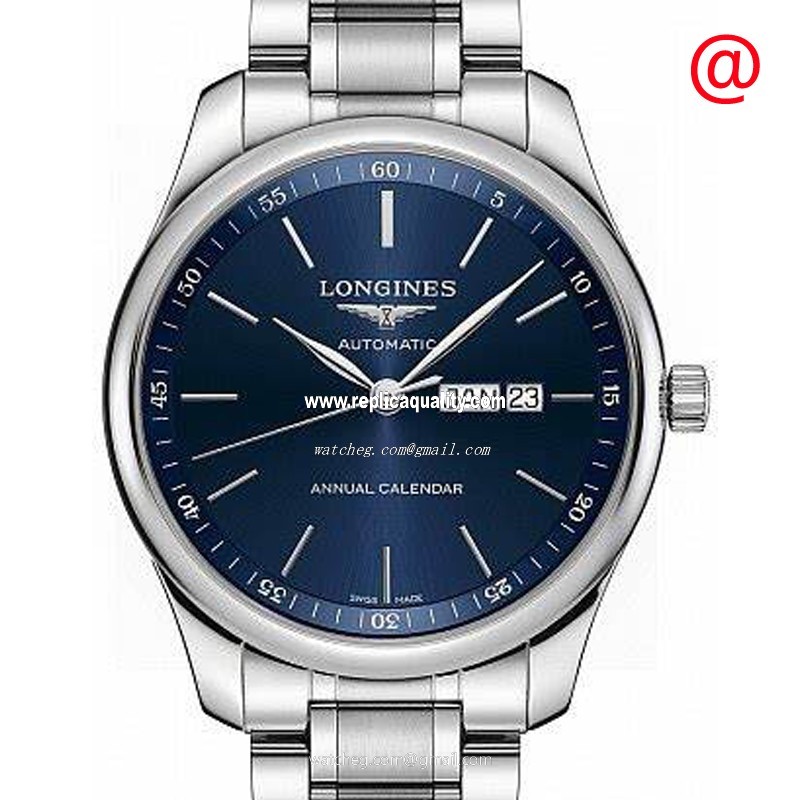 Longines MASTER L2.920.4.92.6 Automatic Stainless Steel Blue