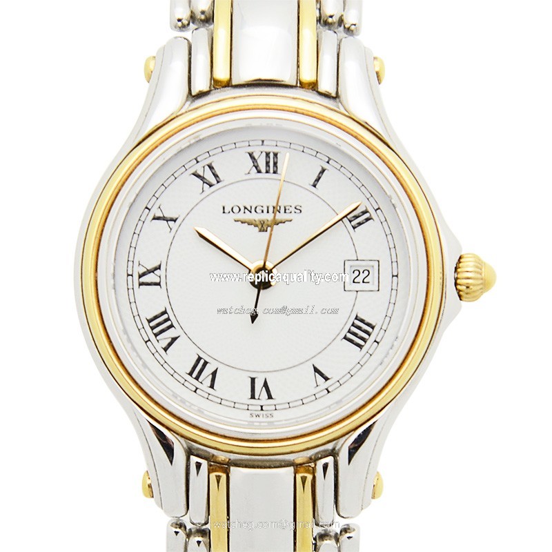 Longines CONQUEST L3.106.5.10.6 Quartz 18kt Gold & Steel White
