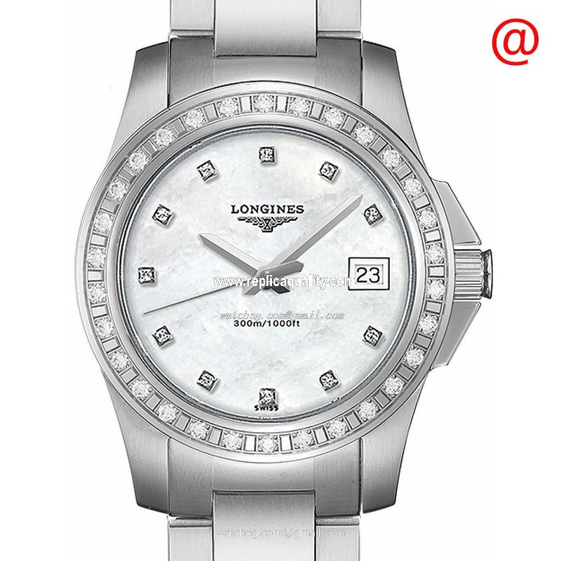 Longines CONQUEST L3.258.0.88.6 Quartz Stainless Steel White