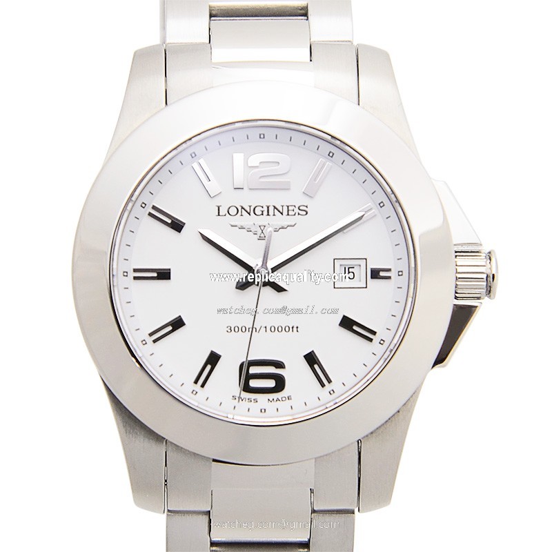 Longines CONQUEST L3.258.4.16.6 Quartz Stainless Steel White