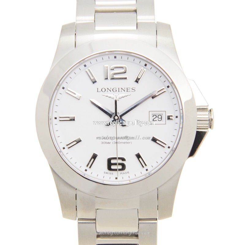 Longines CONQUEST L3.276.4.16.6 Automatic Stainless Steel White