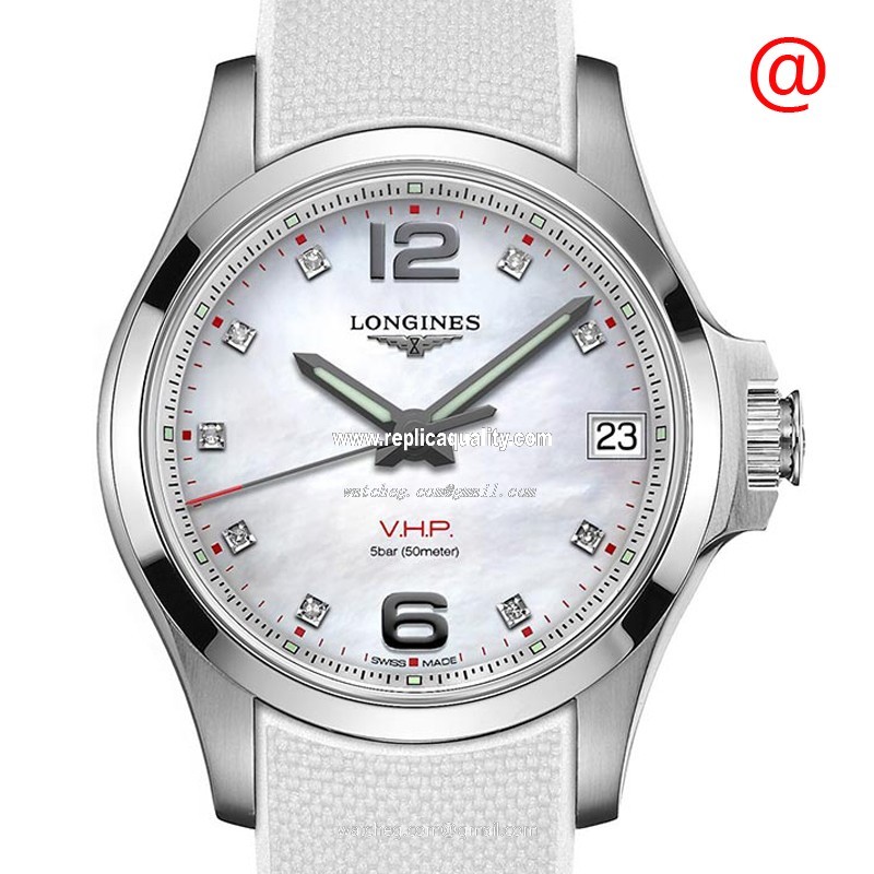 Longines CONQUEST L3.316.4.87.9 Quartz Stainless Steel White