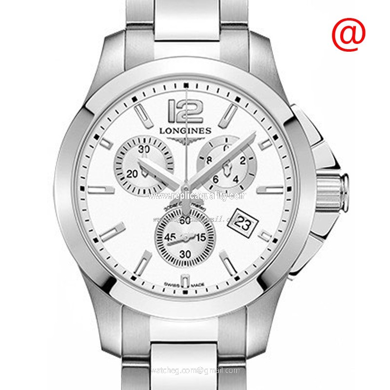 Longines CONQUEST L3.379.4.16.6 Quartz Stainless Steel White