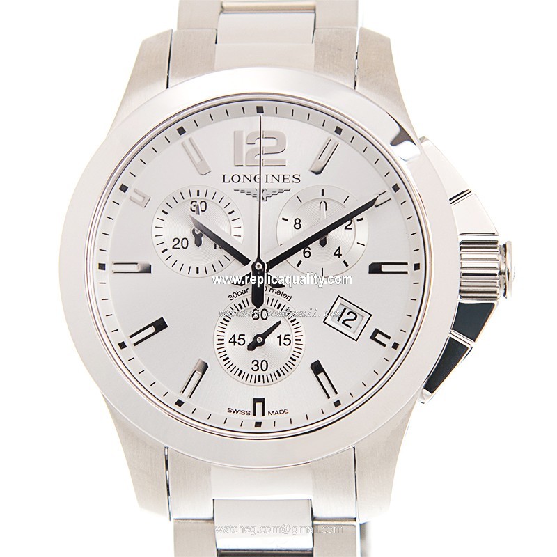 Longines CONQUEST L3.379.4.76.6 Quartz Stainless Steel Silver