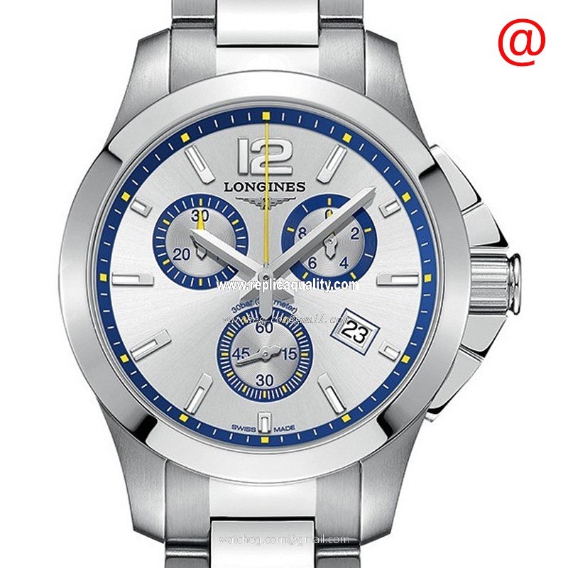 Longines CONQUEST L3.379.4.78.6 Quartz Stainless Steel Silver