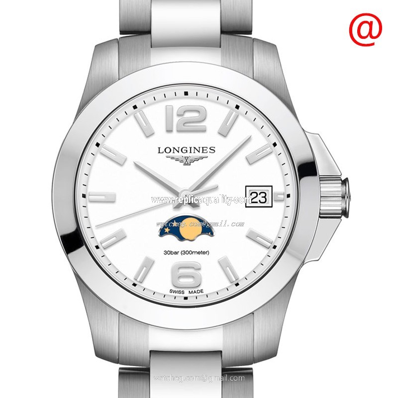 Longines CONQUEST L3.381.4.16.6 Quartz Stainless Steel Silver