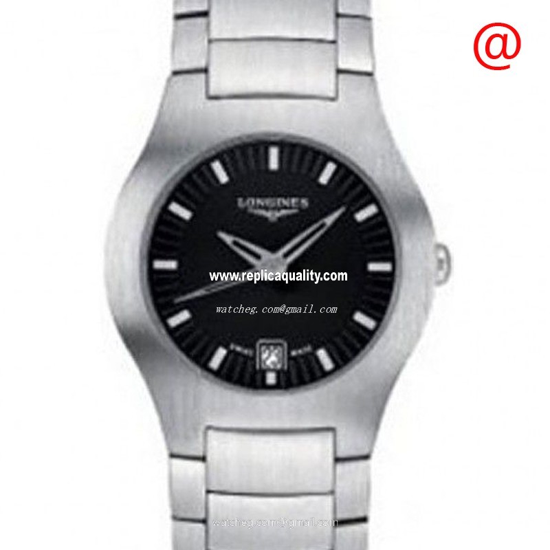 Longines OPOSITION L3.505.4.52.6 Quartz Stainless Steel Black