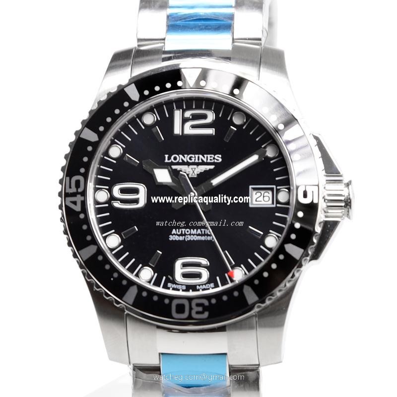 Longines CONQUEST L3.641.4.56.6 Automatic Stainless Steel Black