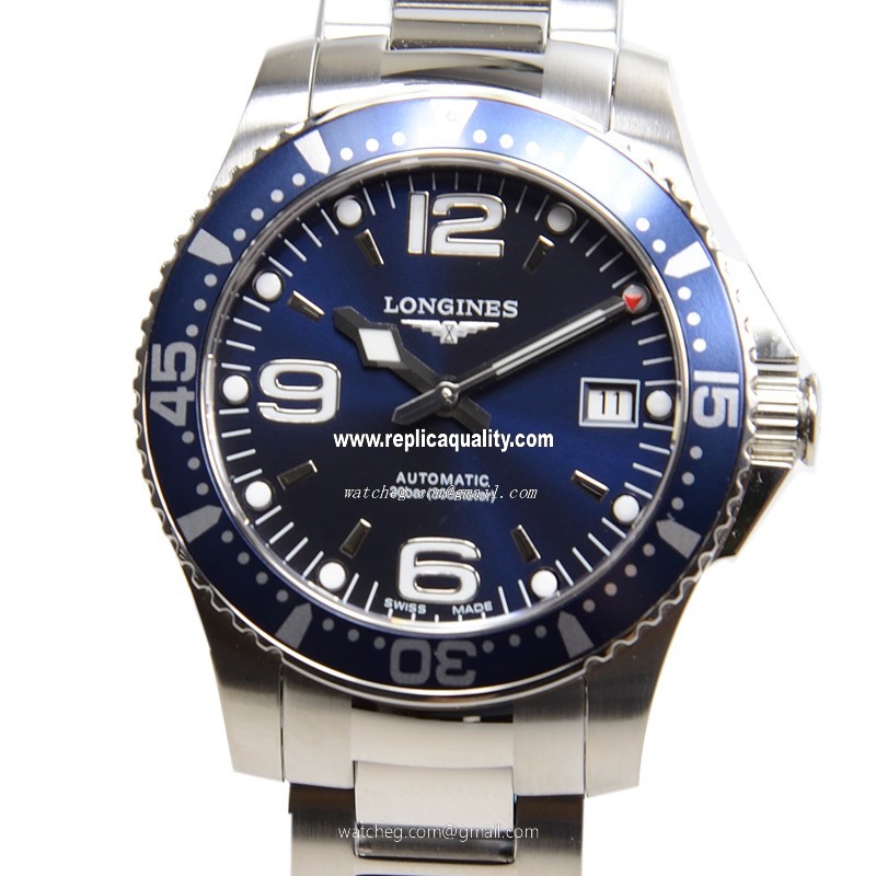 Longines CONQUEST L3.641.4.96.6 Automatic Stainless Steel Blue