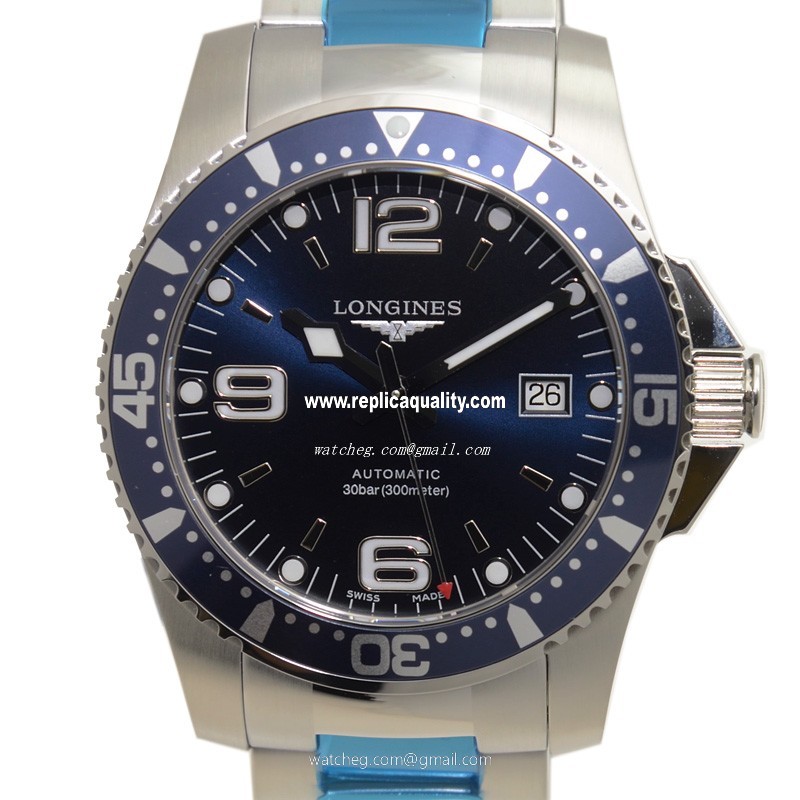 Longines CONQUEST L3.642.4.96.6 Automatic Stainless Steel Blue