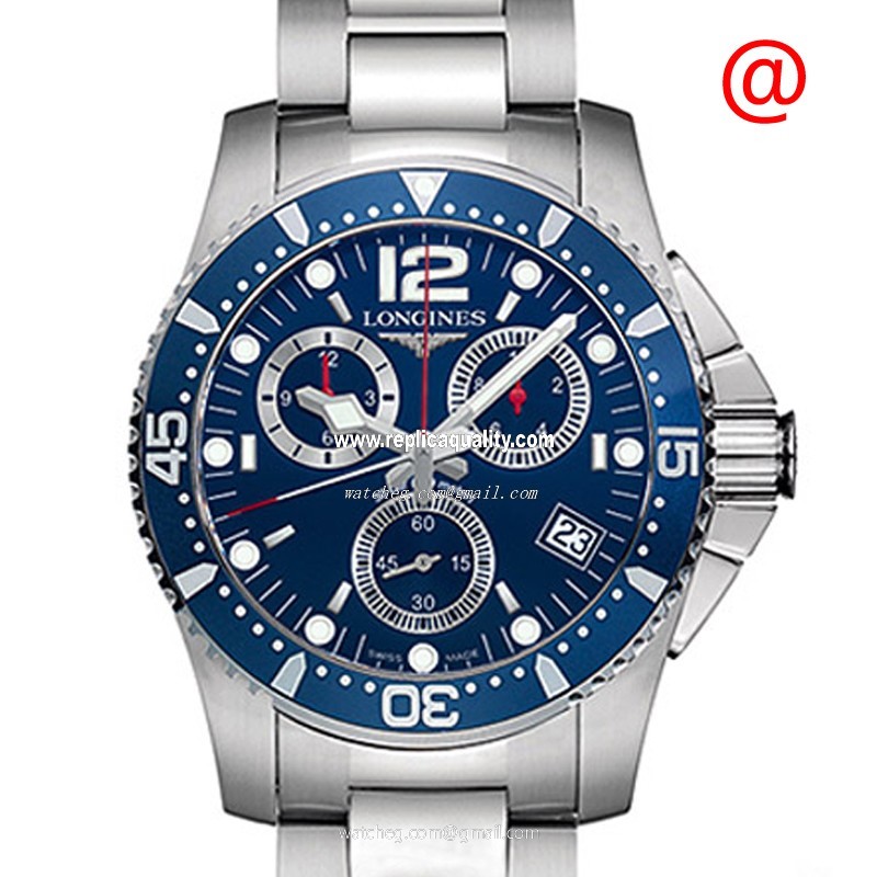 Longines CONQUEST L3.643.4.96.6 Quartz Stainless Steel Blue