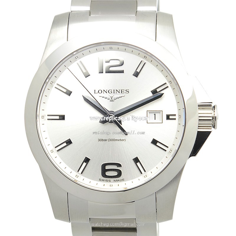 Longines CONQUEST L3.659.4.76.6 Quartz Stainless Steel Silver