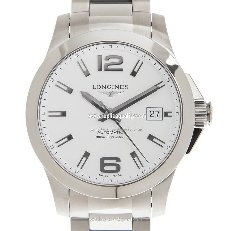 Longines CONQUEST L3.676.4.16.6 Automatic Stainless Steel White