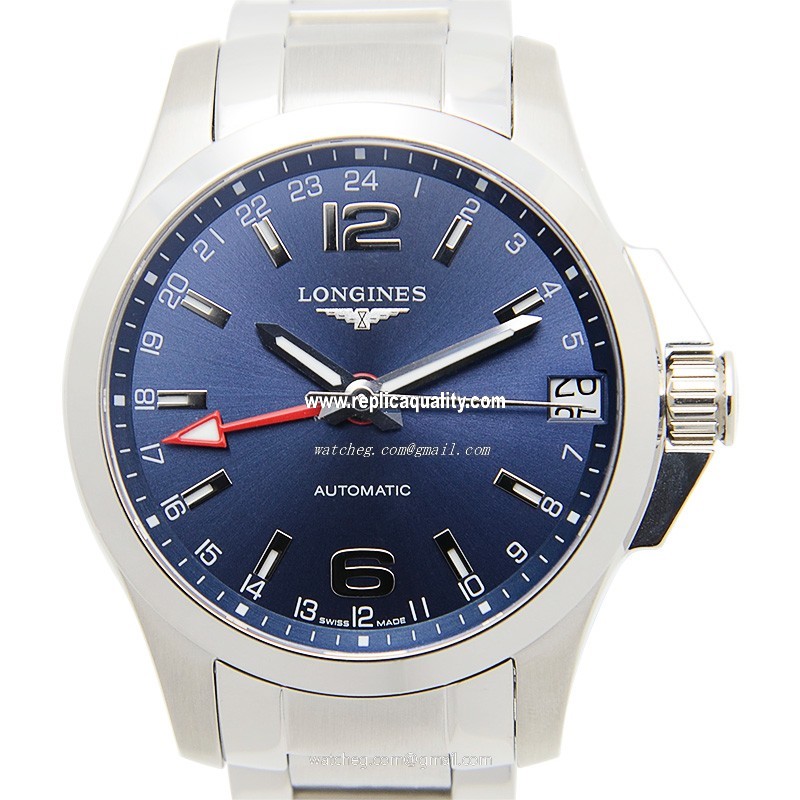 Longines CONQUEST L3.687.4.99.6 Automatic Stainless Steel Blue