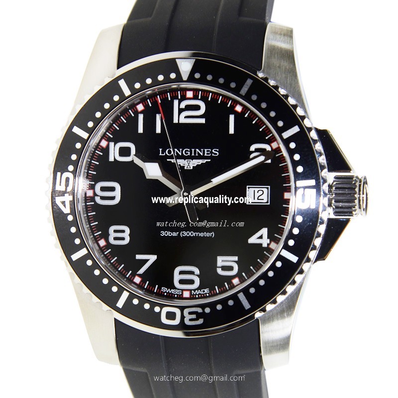 Longines CONQUEST L3.689.4.53.2 Quartz Stainless Steel Black