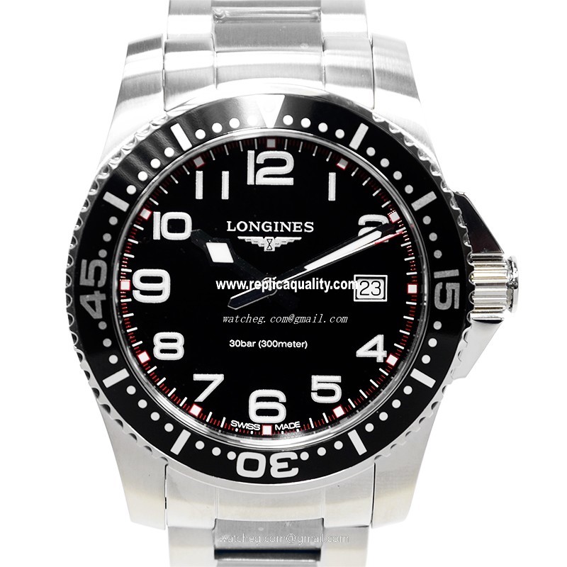 Longines CONQUEST L3.689.4.53.6 Quartz Stainless Steel Black
