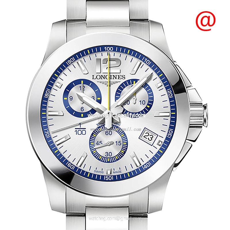 Longines CONQUEST L3.700.4.78.6 Quartz Stainless Steel Silver