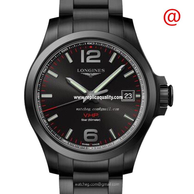 Longines CONQUEST L3.716.2.56.6 Quartz Stainless Steel Black