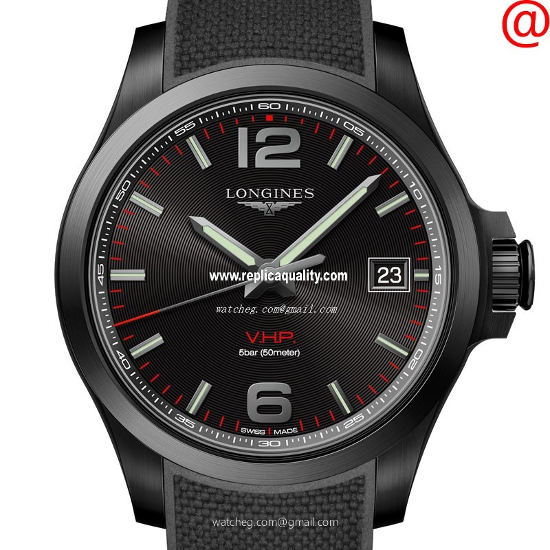 Longines CONQUEST L3.716.2.56.9 Quartz Stainless Steel Black