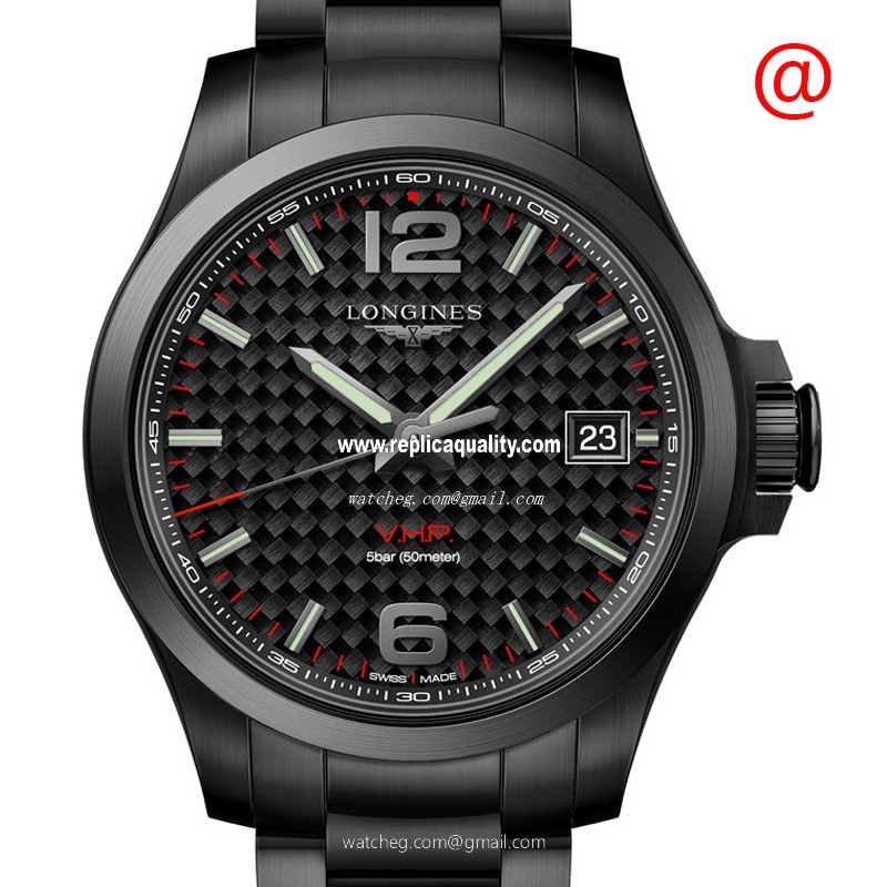 Longines CONQUEST L3.716.2.66.6 Quartz Stainless Steel Black