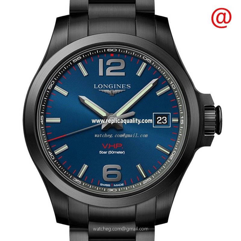 Longines CONQUEST L3.716.2.96.6 Quartz Stainless Steel Blue