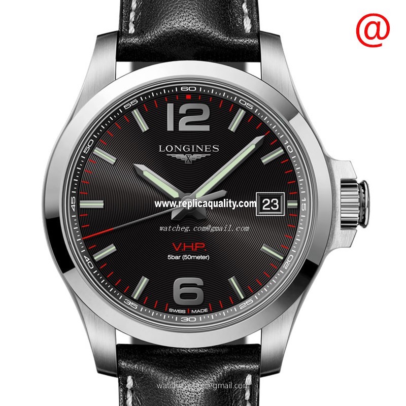 Longines CONQUEST L3.716.4.56.2 Quartz Stainless Steel Black